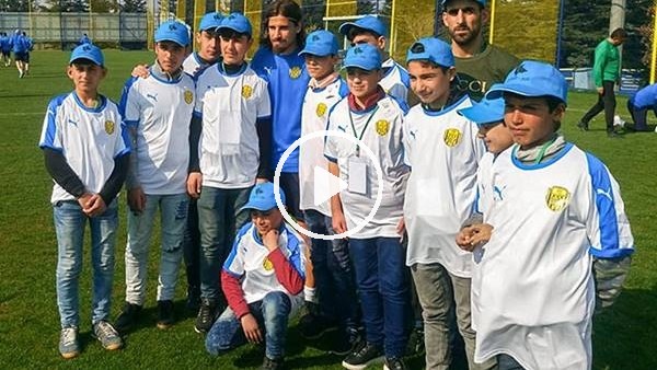 Ankaragücü, Suriyeli minik futbolcuların hayallerini gerçekleştirdi