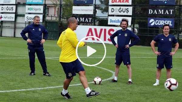 Fenerbahçeli eski futbolcular maç yaptı