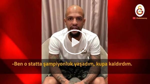 Felipe Melo. "Ben o statta şampiyonluk yaşadım, kupa kaldırdım.."