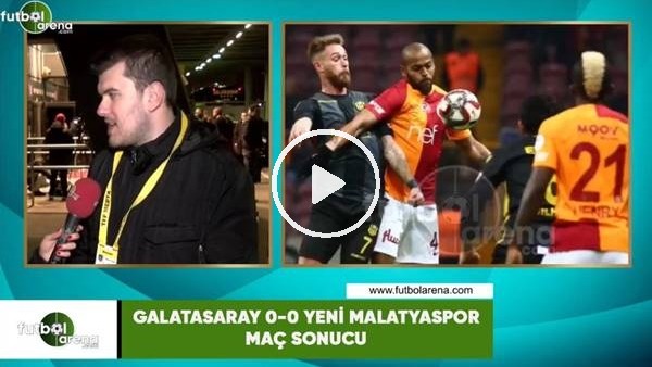 Sinan Yılmaz: "Galatasaray taraftarı maçı futbolculardan daha az istemiş"