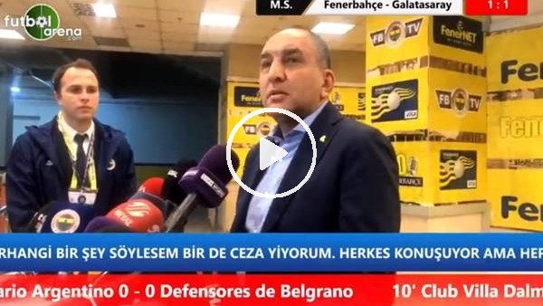 Semih Özsoy: "Beraberlik kabul etmeyecemiğiz bir sonuç"