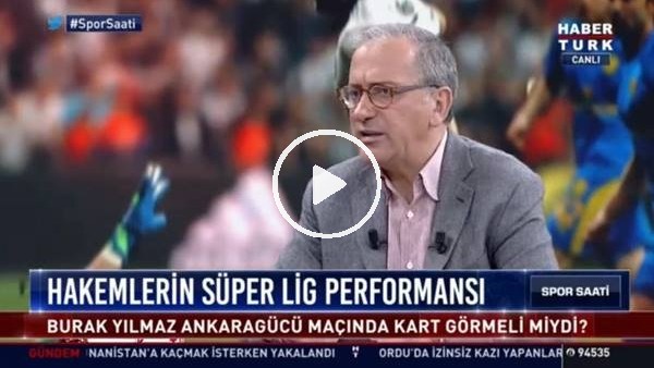 Fatih Altaylı: "Hakemler rezil ve dürüst değil"