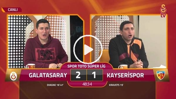 Nagatomo'nun golünde GS TV spikerleri