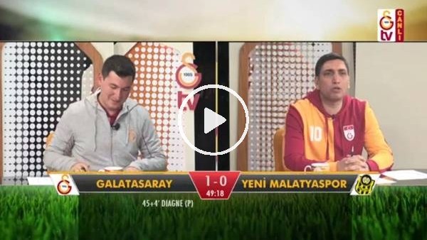 Diagne'nin 2. golünde GS TV spikerleri