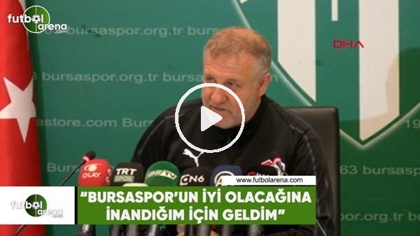 Mesut Bakkal: "Bursaspor'un iyi olacağına inandığım için geldim"