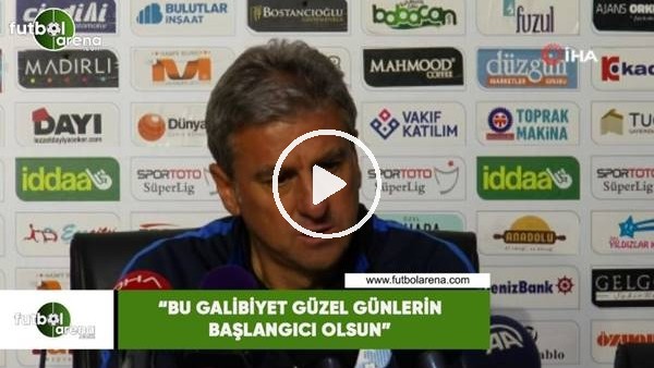 Hamza Hamzaoğlu: "Bu galibiyet güzel günlerin başlangıcı olsun"