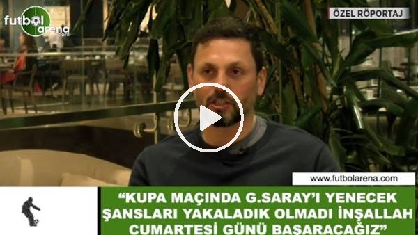Erol Bulut: "Kupada Galatasaray'ı yenecek şansları yakaladık olmadı inşallah cumartesi  yeneceğiz"