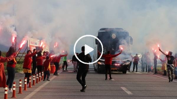Galatasaray kafilesi Malatya'ya geldi