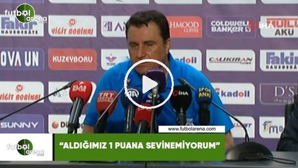 Mustafa Kaplan: "Aldığımız 1 puana sevinemiyorum"