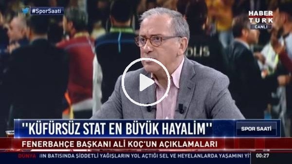 Fatih Altaylı'dan Volkan Demirel'e: "Nah alırsın..."