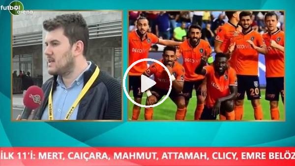 Sinan Yılmaz: "Başakşehir - Konyaspor maçı beni heyecanlandırıyor"