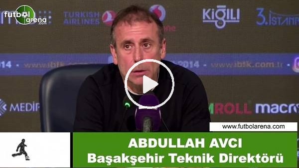 Abdullah Avcı: "3 puan fark ile ligin lideriyiz"