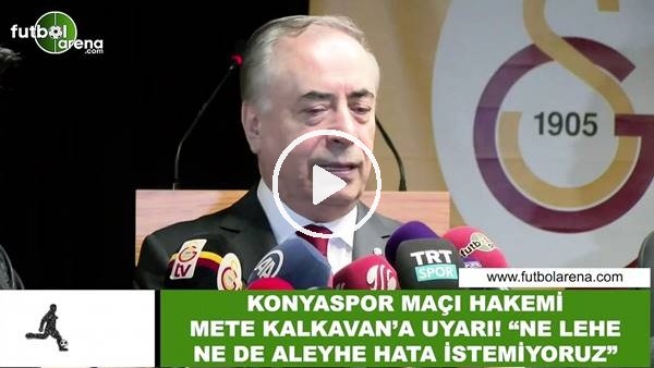 Mustafa Cengiz'den Mete Kalkavan'a uyarı