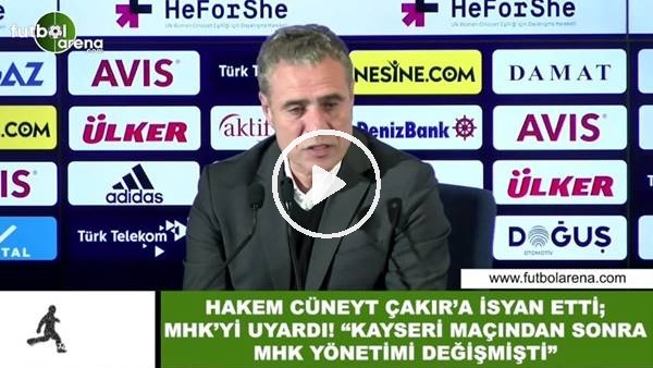 Ersun Yanal, Cüneyt Çakır'a isyan eti. MHK'yı uyardı...