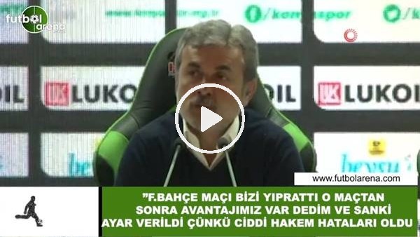 Aykut Kocaman: "Fenerbahçe maçı bizi yıprattı"
