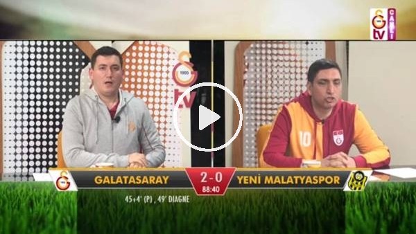 Diagne'nin hat-trick golünde GS TV spikerleri