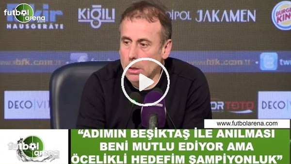 Abdullah Avcı'dan Beşiktaş açıklaması