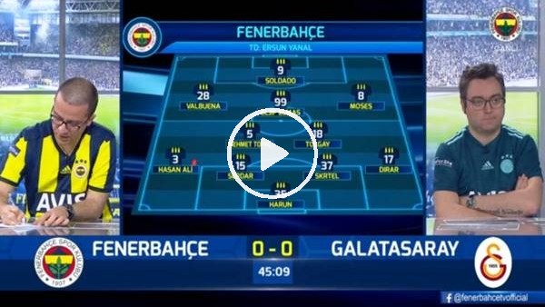 Hasan Ali Kaldırım'ın kırmızı kartında FB TV spikerleri