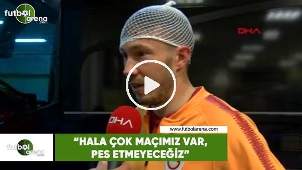 Martin Linnes: "Hala çok maçımız var, pes edemeyiz"