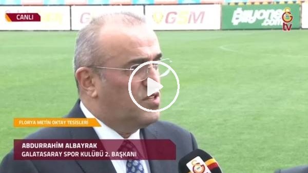 Abdurrahim Albayrak: "Dostça bir derbi olmasını diliyorum"