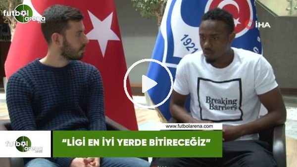 Koita: "Ligi en iyi yerde bitireceğiz"