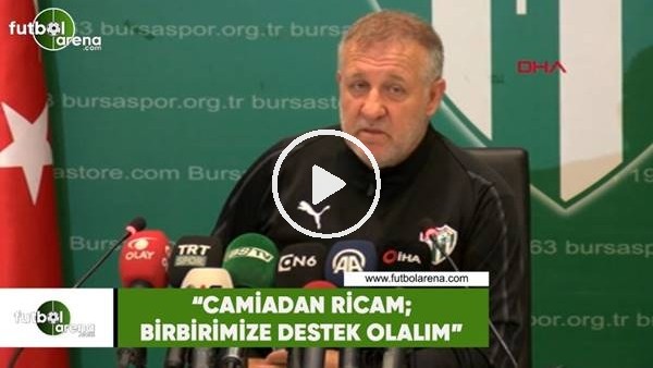 Mesut Bakkal: "Camiadan ricam; birbirmize destek olalım"