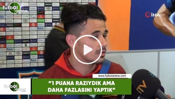 Serdar Gürler: "1 puana razıydık ama daha fazlasını yaptık"