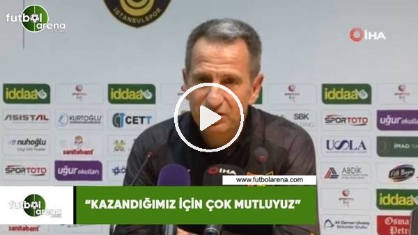 Tamer Avcı: "Kazandığımız için mutluyuz"