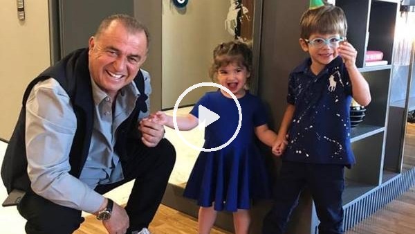 Fatih Terim'in torununun dede sevgisi..