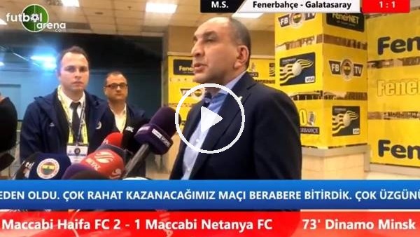 Semih Özsoy: "Galatasaray bizi Kadıköy'de yenemeyecek"