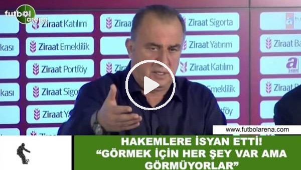 Fatih Term hakemlere isyan etti! "Görmek için her şey var ama görmüyorlar"