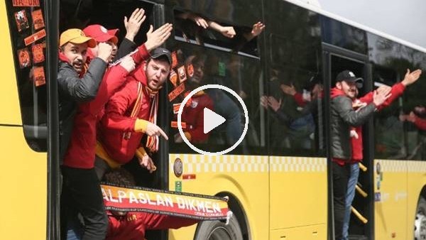 Galatasaray derbi için yola çıktı