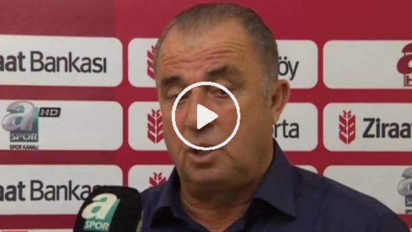 Fatih Terim, "Bana ceza yedirme" dedi yayından gitti