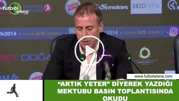 Abdullah Avcı, "Artık yeter" diyerek yazdğı mektubu basın toplantısında okudu