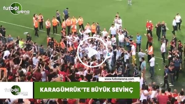 Karagümrük'te büyük sevinç