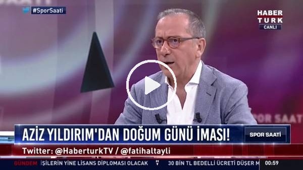 Fatih Altaylı'dan Aziz Yıldırım'a: "Bu adamları kulübe sen üye yaptın.."