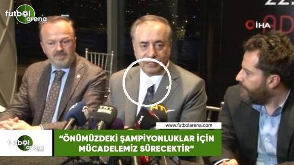 Mustafa Cengiz: "Önümüzdeki şampiyonluklar için mücadeemiz sürecektir"