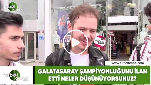 Galatasaray şampiyonlğunu ilan etti! Neler düşünüyorsunuz?