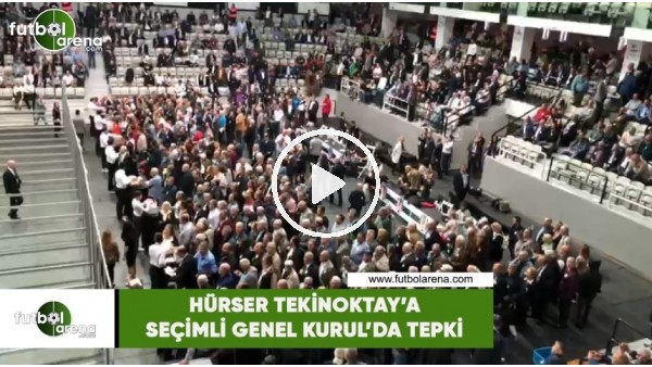 Konuşmasını uzattığı için Hürser Tekinoktay'a tepki