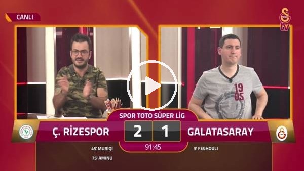 Diagne'nin penaltı golünde GS TV spikerleri