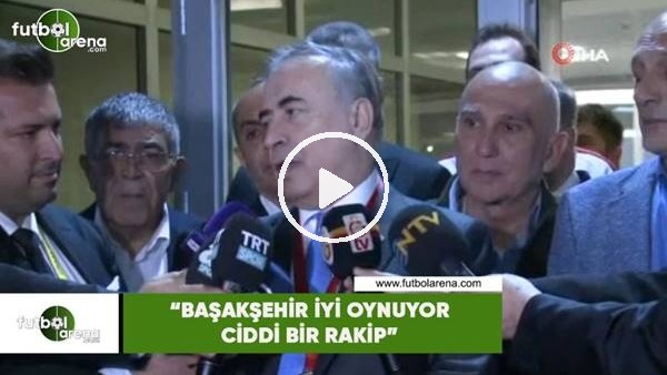 Mustafa Cengiz: "Başakşehir iyi oynuyor ciddi bir rakip"