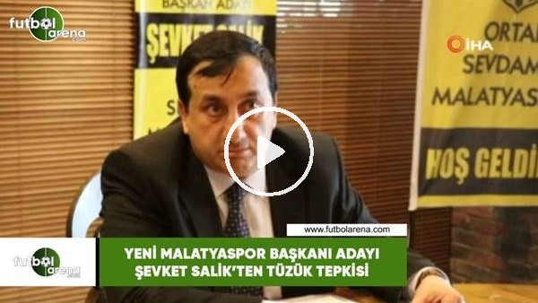 Yeni Malatyaspor Başkanlığına aday olan Şevket Salik'ten tüzük tepkisi
