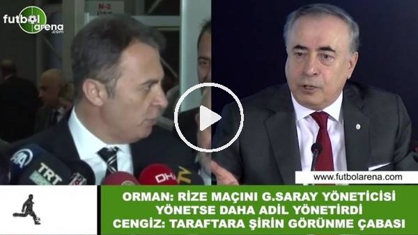 Mustafa Cengiz'den Fikret Orman'a: "Taraftara şirin görünme çabası"