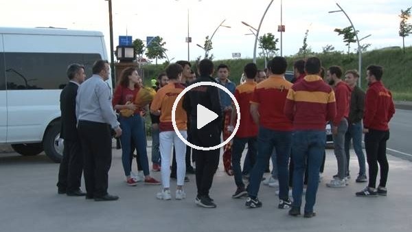 Galatasaray kafilesi Rize'ye geldi