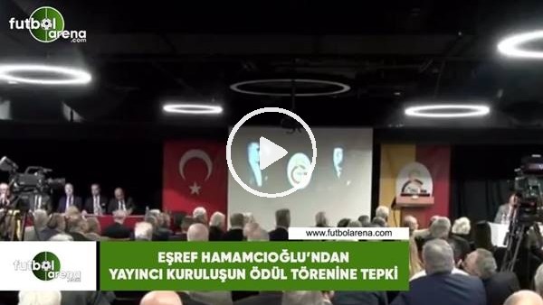 Eşref Hamamcıoğlu'ndan yayıncı kuruluşun ödül törenine tepki