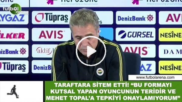 Ersun Yanal taraftara sitem etti