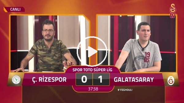 Diagne'nin kaçırdığı penaltıda GS TV spikerleri