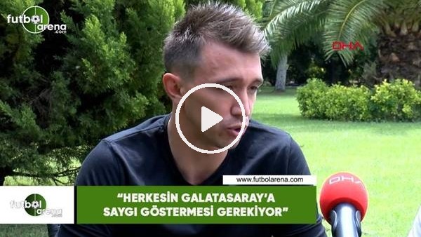 Muslera: "Herkesin Galatasaray'a saygı göstermesi gerekiyor"
