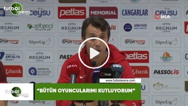 Bülent Korkmaz: "Bütün oyuncularımı kutluyorum"