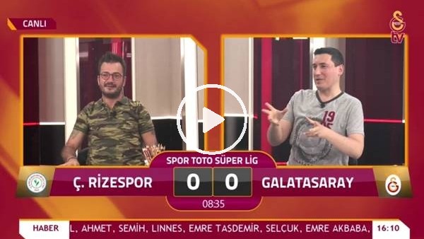 Feghouli'nin golünde GS TV spikerleri
